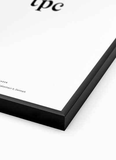 Thin Black Aluminium Frame