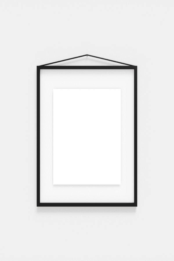 MOEBE Transparent Black Frame - The Poster Club