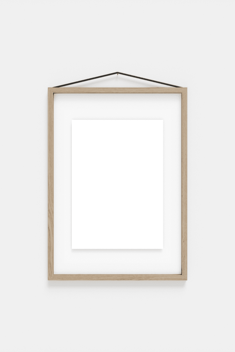 MOEBE Transparent Oak Frame - The Poster Club