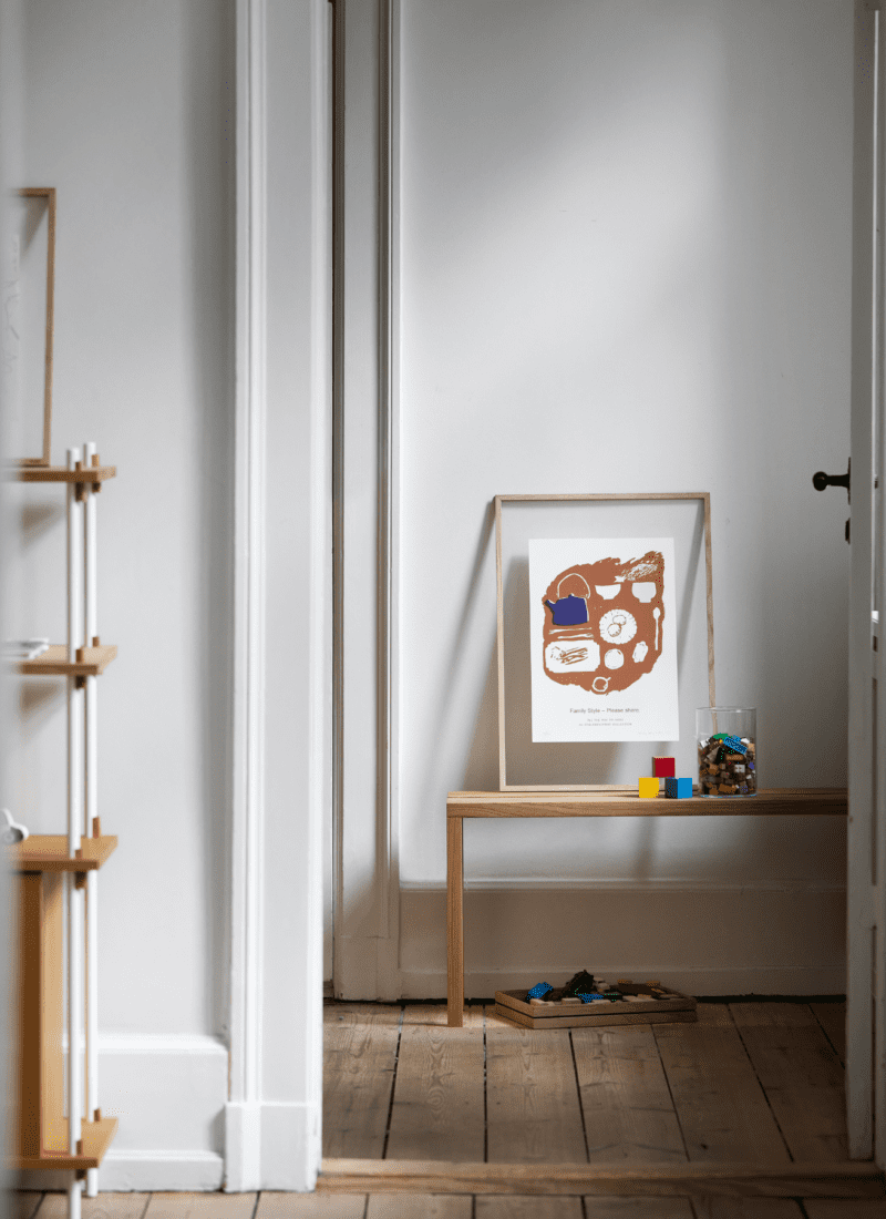 Transparent Moebe Oak Frame - THE POSTER CLUB