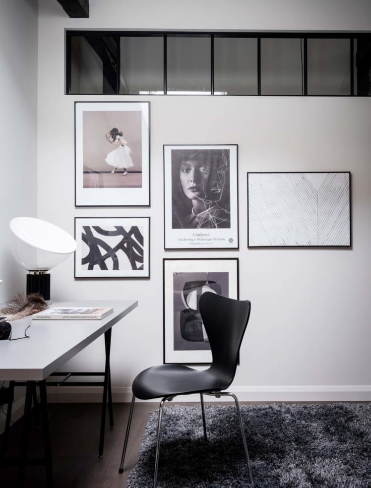 Grey toned apartment | via ThePosterClub.com