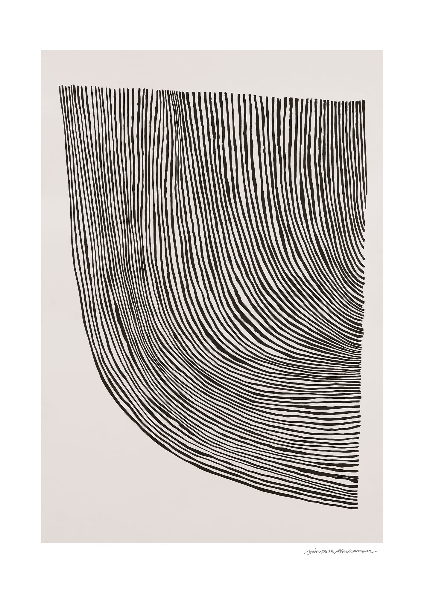scene Transistor Periodisk Leise Dich Abrahamsen 'Curves' fine art print - The Poster Club
