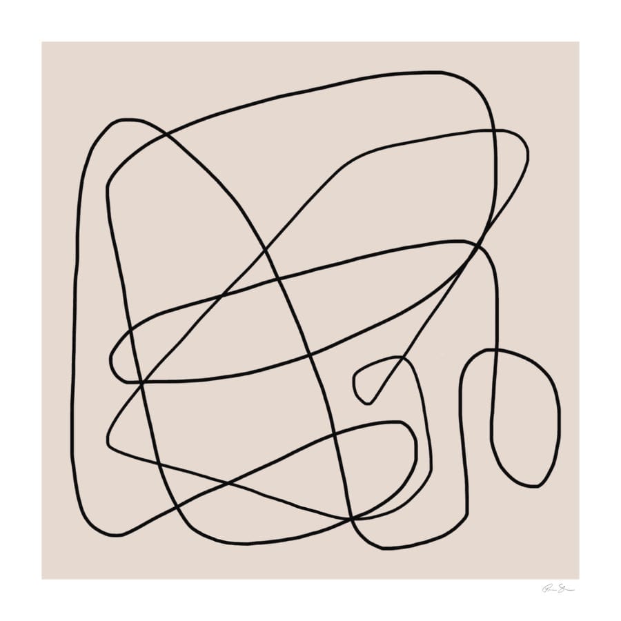 RUBIN studio, 'Abstract Lines 01' - THE POSTER CLUB