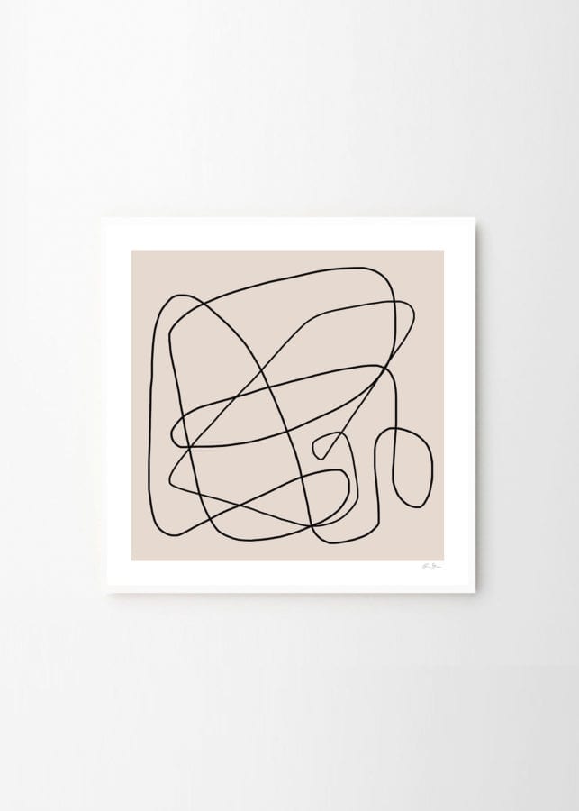 RUBIN studio, 'Abstract Lines 01' - THE POSTER CLUB