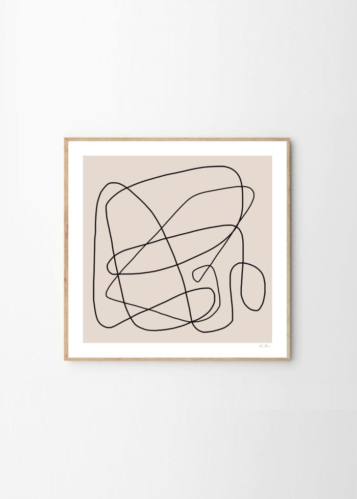 RUBIN studio, 'Abstract Lines 01' - THE POSTER CLUB