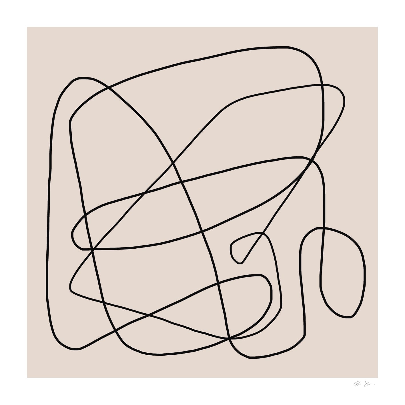 abstract line drawing