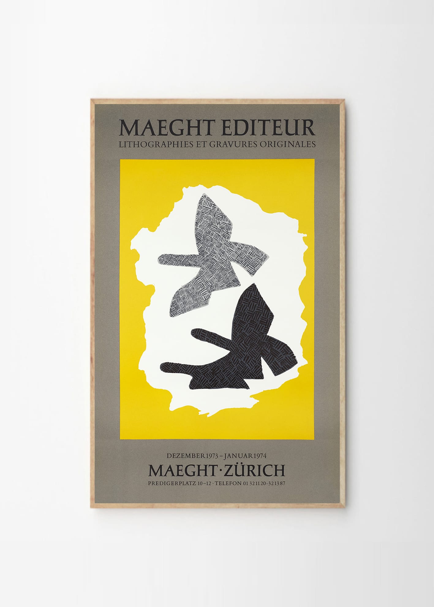 Voksen syreindhold Macadam Galerie Maeght, Georges Braque, Zurich - THE POSTER CLUB