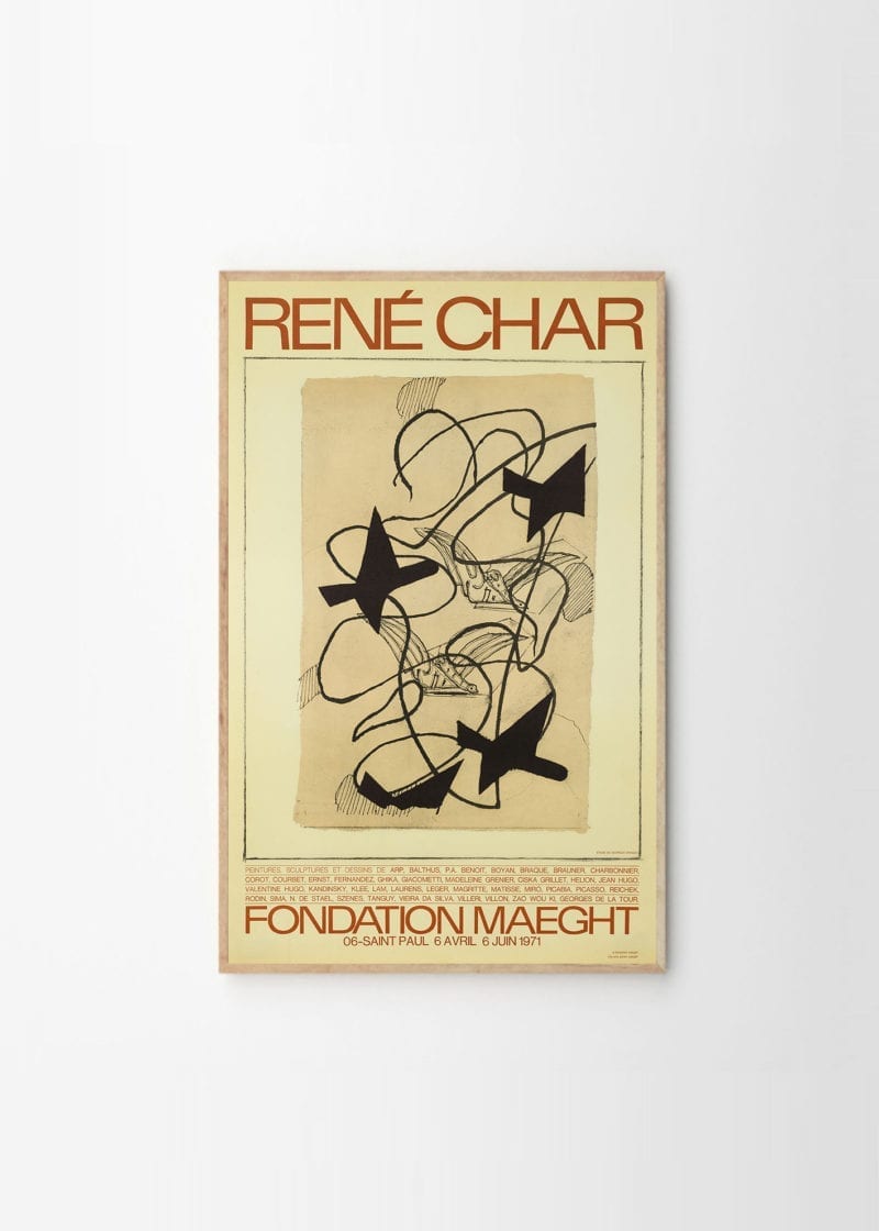 Galerie Maeght - Georges Braque, Rene Char EXPO 1971