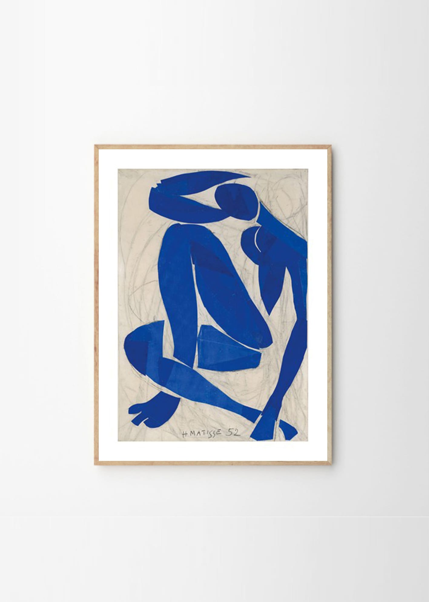Henri Matisse Bleu - THE POSTER CLUB