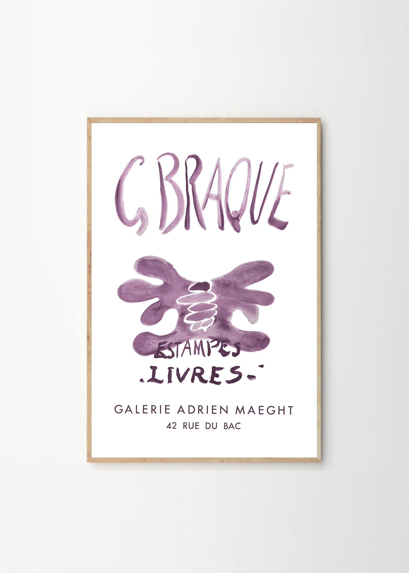 Udvikle kun forråde Galerie Maeght, Georges Braque, Estampes Livres - THE POSTER CLUB