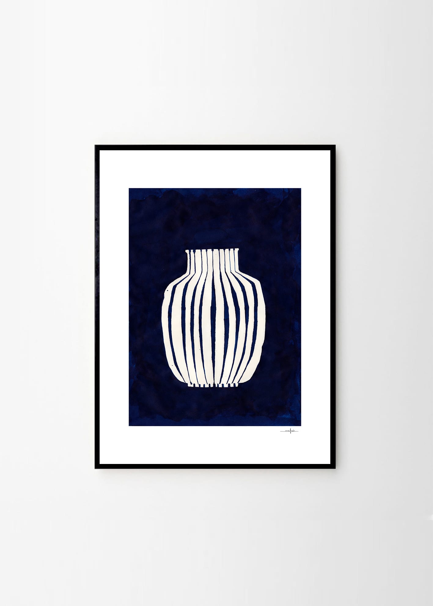 THE Blue CLUB - POSTER art print Vase Frois, Ana