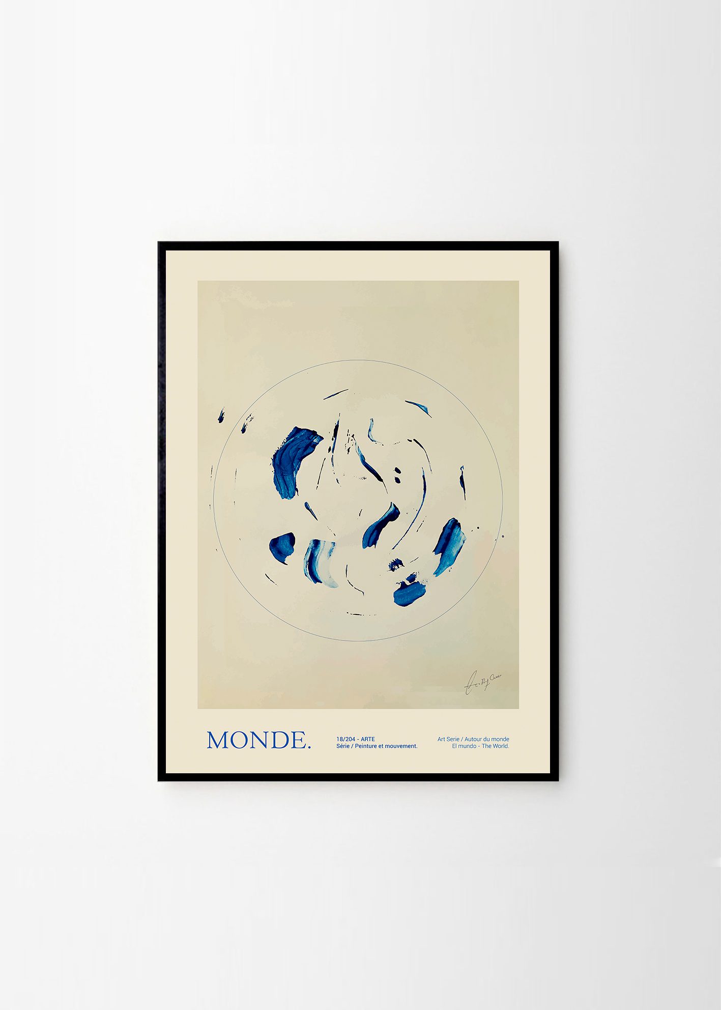 Lucrecia Rey Caro, Le Monde art print - The Poster Club