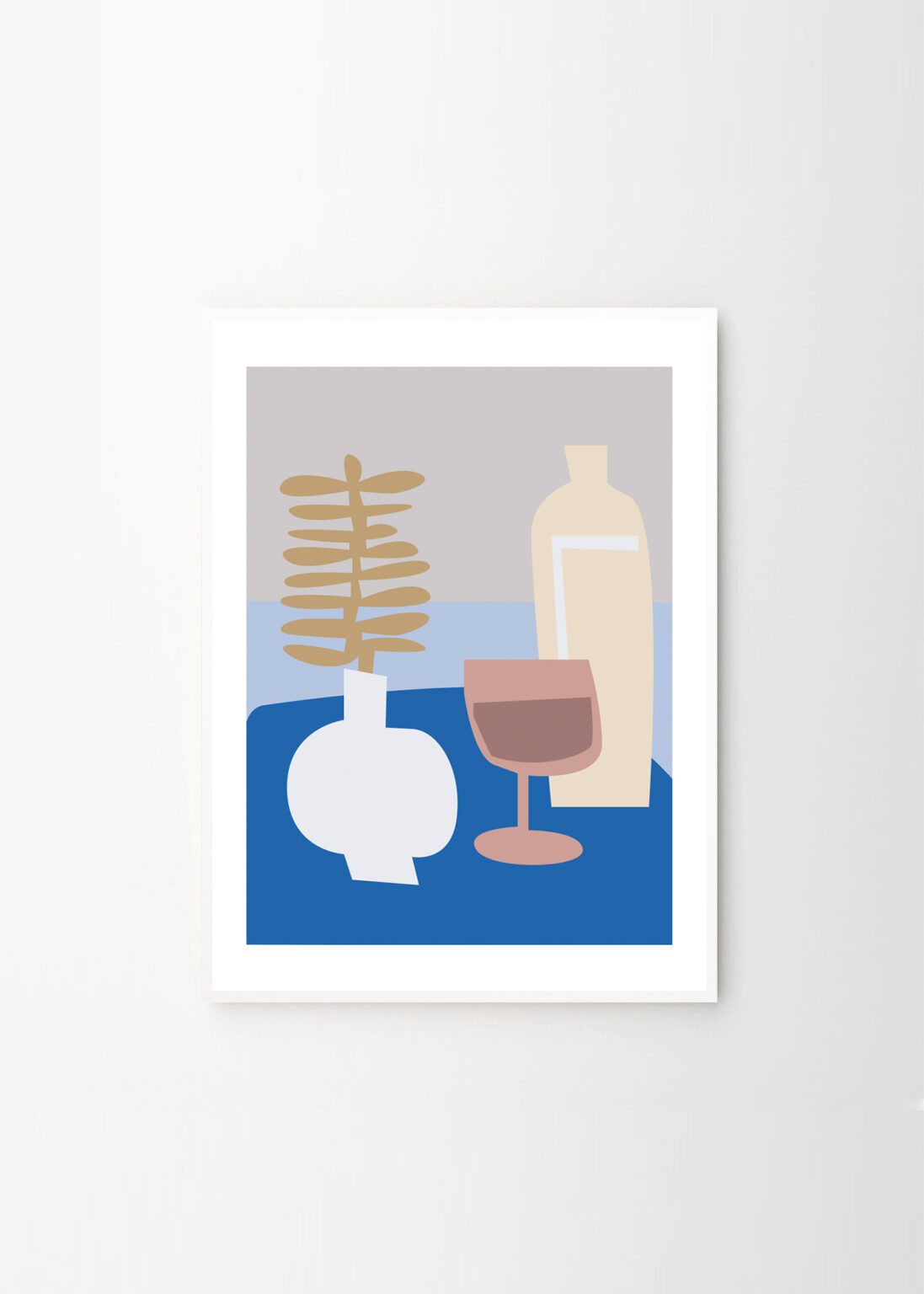 Helena Ravenne - Wine, art print exclusively for The Poster Club