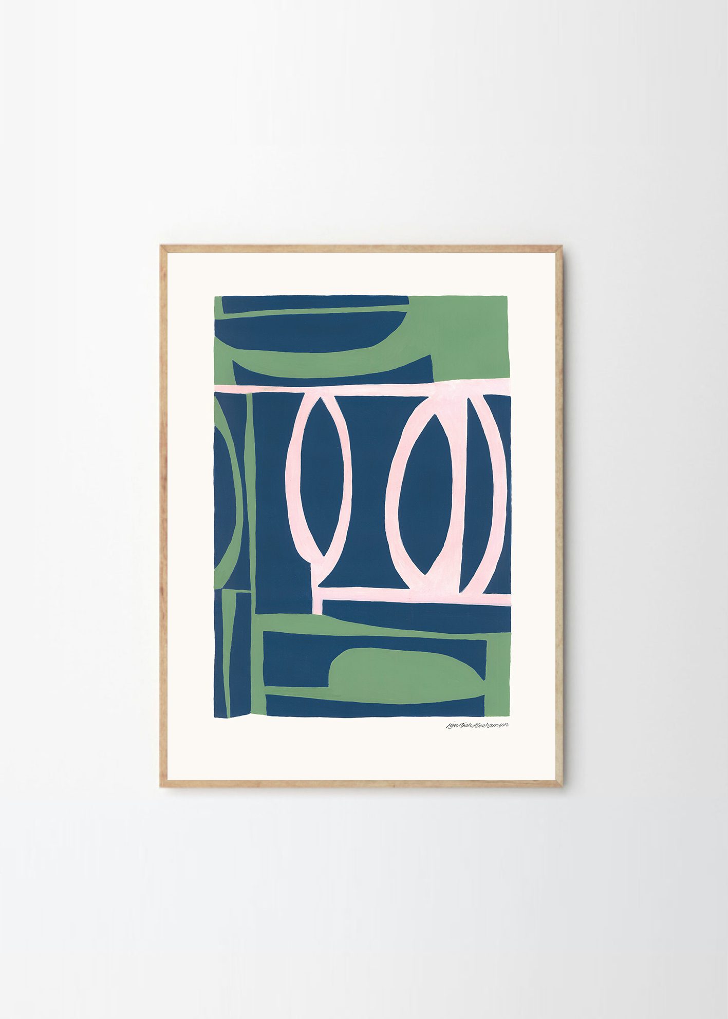 ALIUM × Leise Dich Abrahamsen ポスター/アートプリント 50×70cm Mock