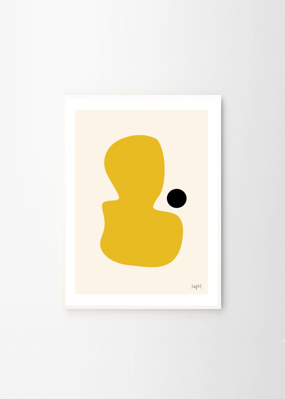 Sofia Freixas, 'Yellow Stain' art print exclusively for The Poster Club