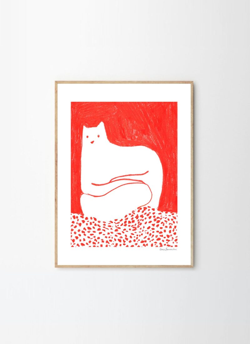 Cat in Red