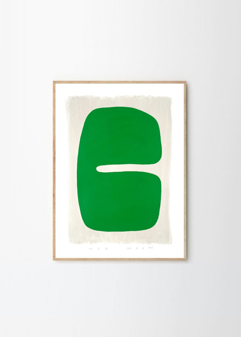Hommage au Vert art print by Noa Noon