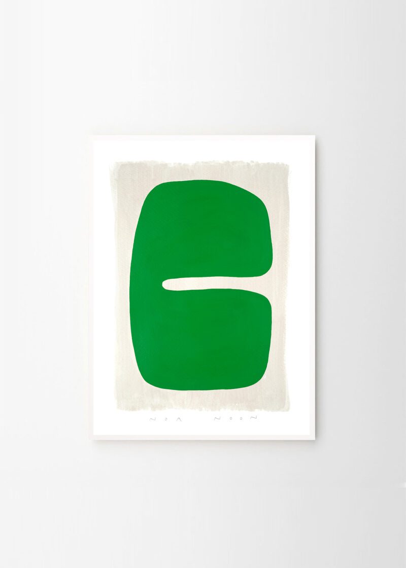 Hommage au Vert art print by Noa Noon