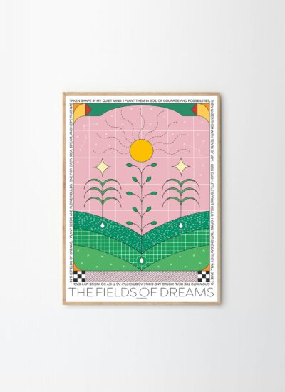 'The Fields of Dreams' art print by Signe Bagger