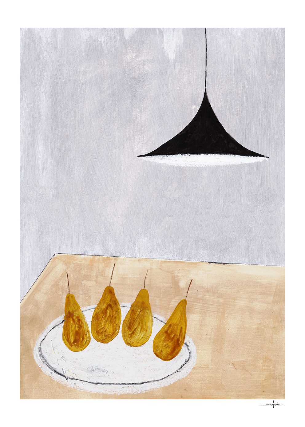 Ana Frois, Pears art print - The Poster Club