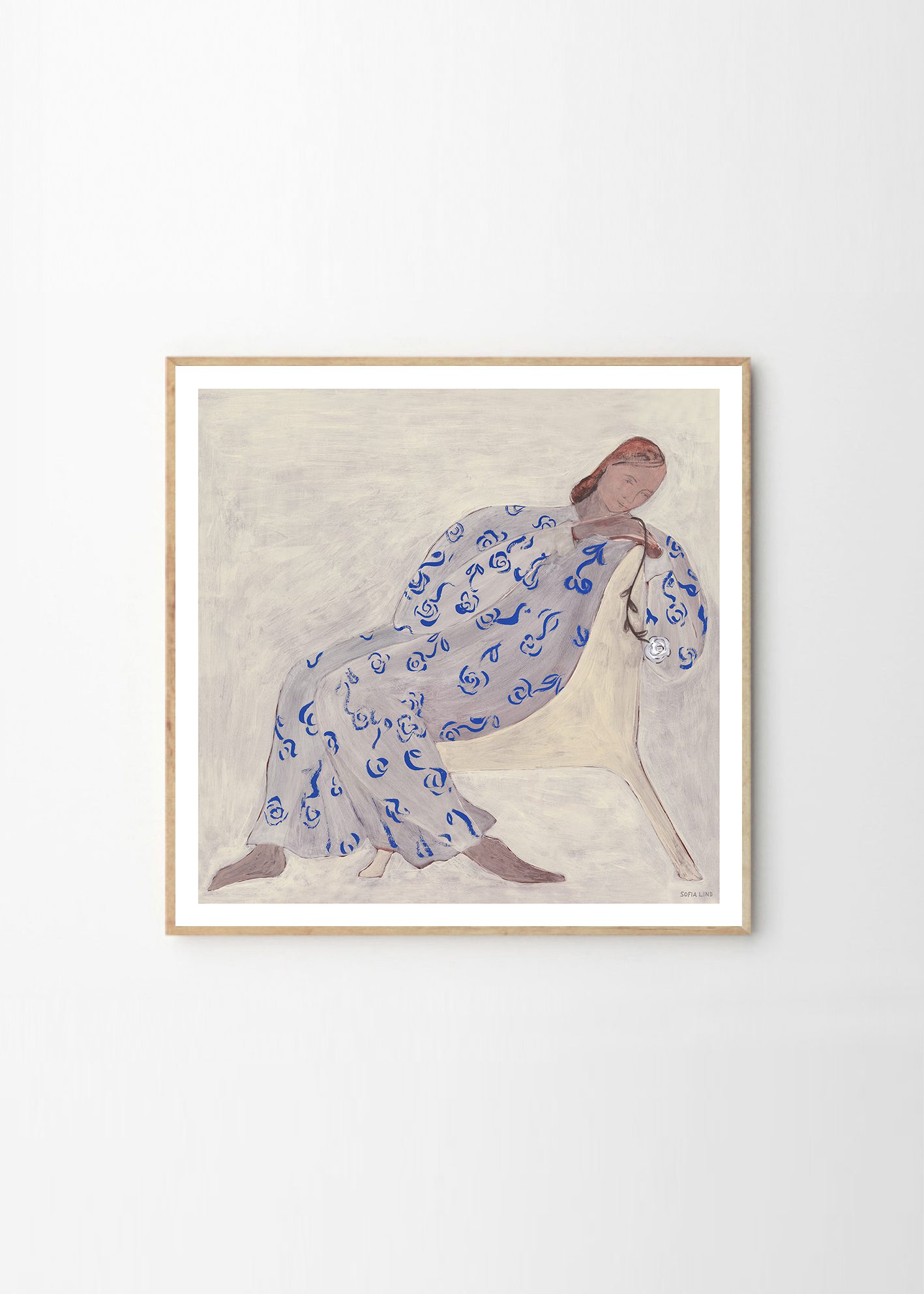 Sofia Lind, Rose art print exclusively for THE POSTER CLUB