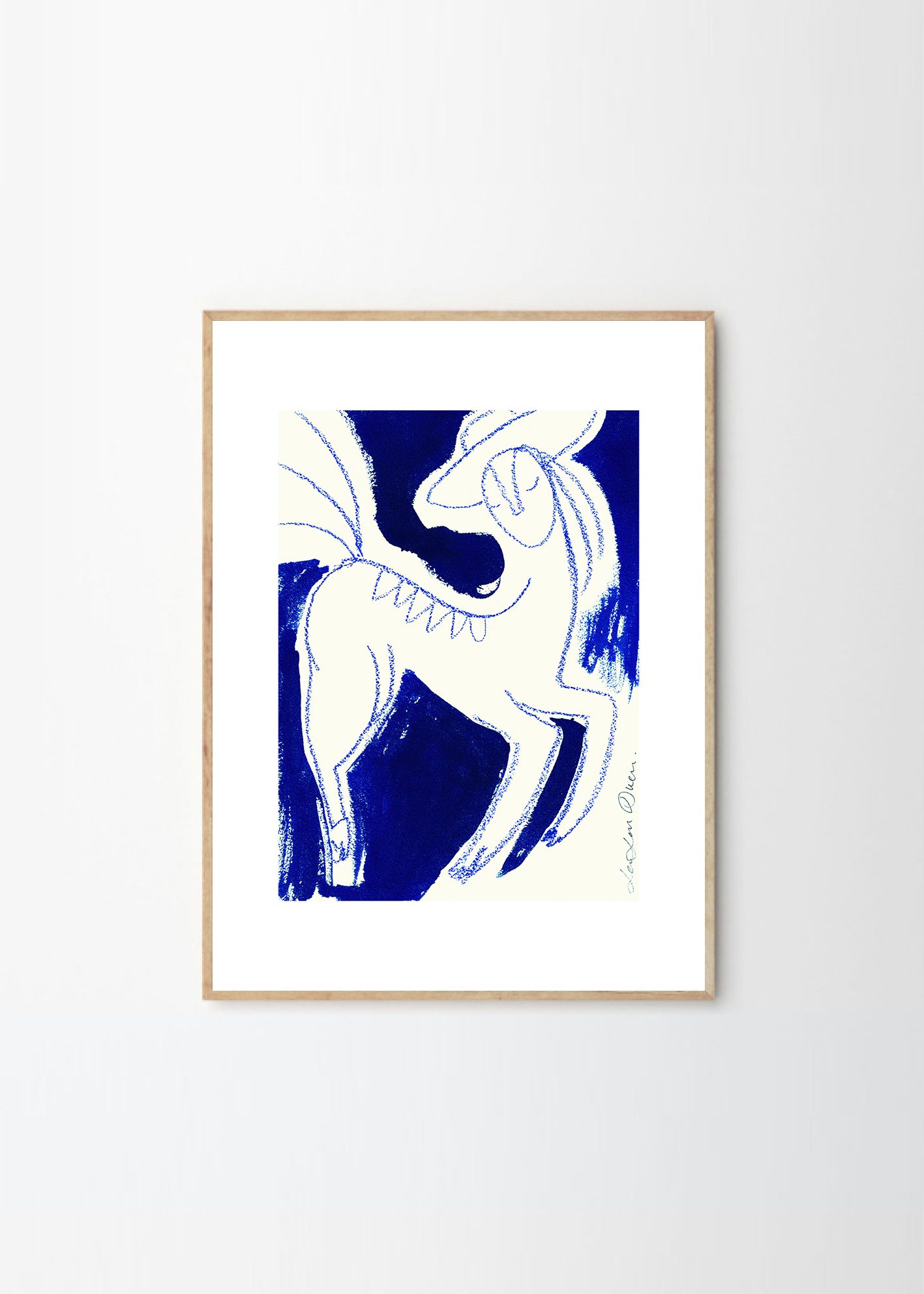 LouLou Avenue, Rêve in Bleu - Fine Art print - The Poster Club