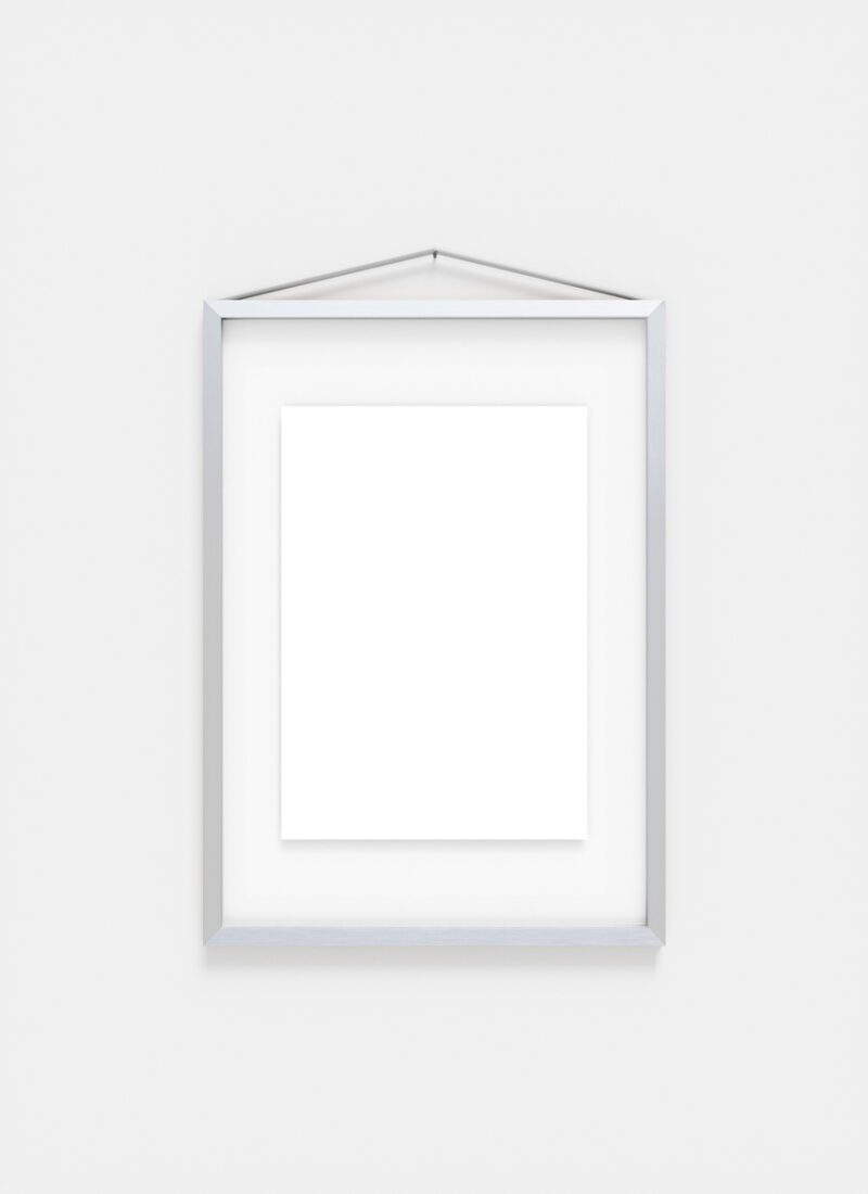 Transparent Moebe Frame in Brushed Alu - THE POSTER CLUB