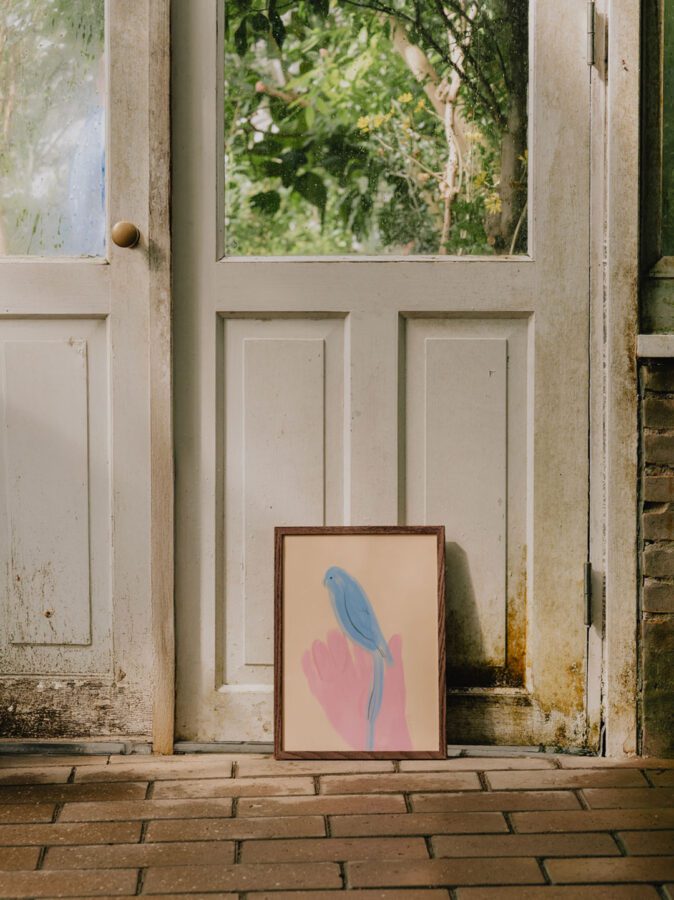 Parrot in Hand by Oamul