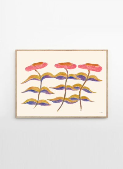 Three Flowers by Ojuna Njama Petersen