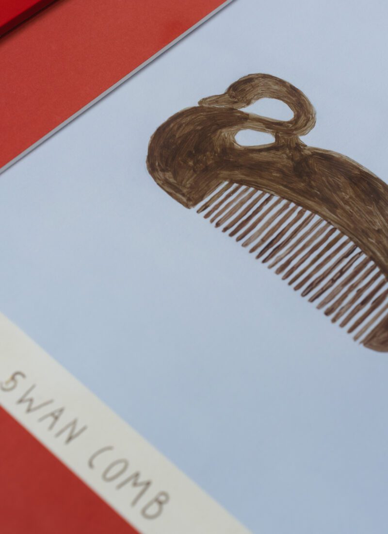 Isabelle Vandeplassche, Swan and Fish Comb - The Poster Club