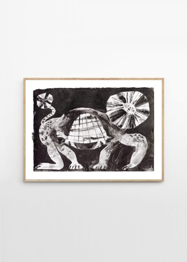 Turtle and Lion by Clara Selina Bach