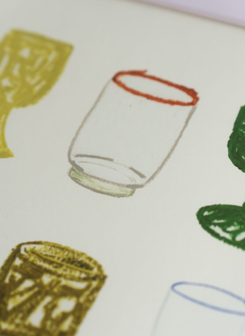 Isabelle Vandeplassche, A Collection of Glasses - The Poster Club