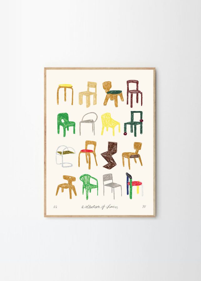 A Collection of Chairs by Isabelle Vandeplassche