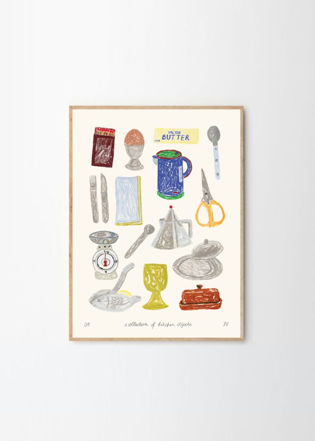 A Collection of Kitchen Objects by Isabelle Vandeplassche