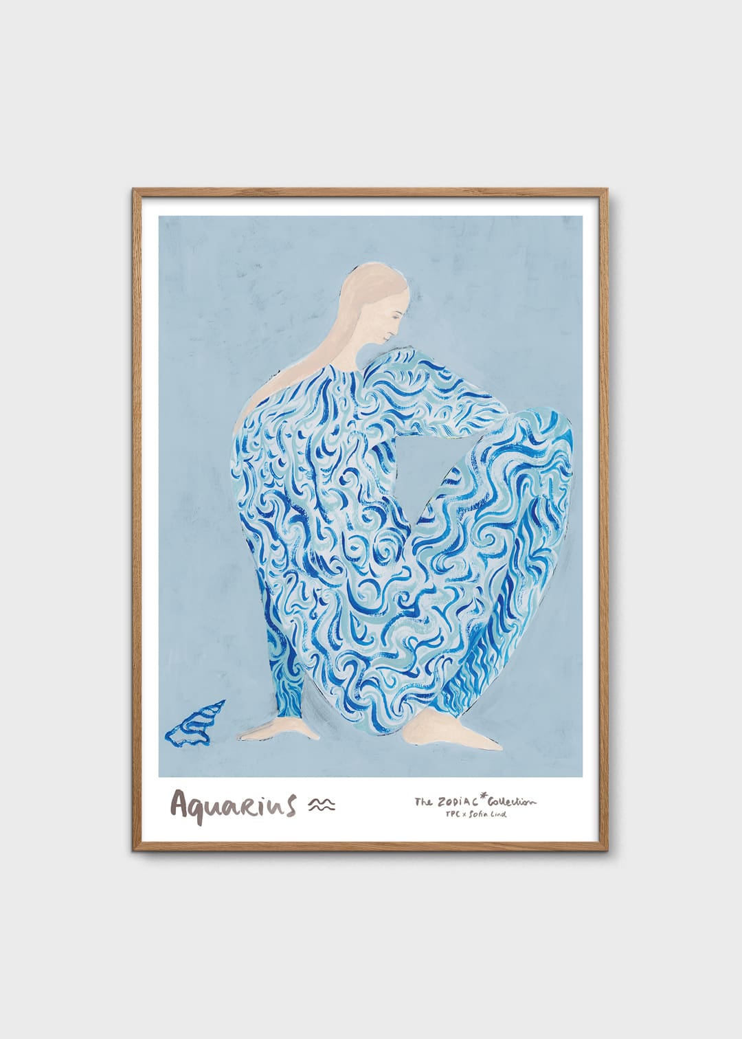 Airポスタークラブ SOFIA LIND うお座 Sofia Lind, 'Aquarius' exclusively for The Poster Club