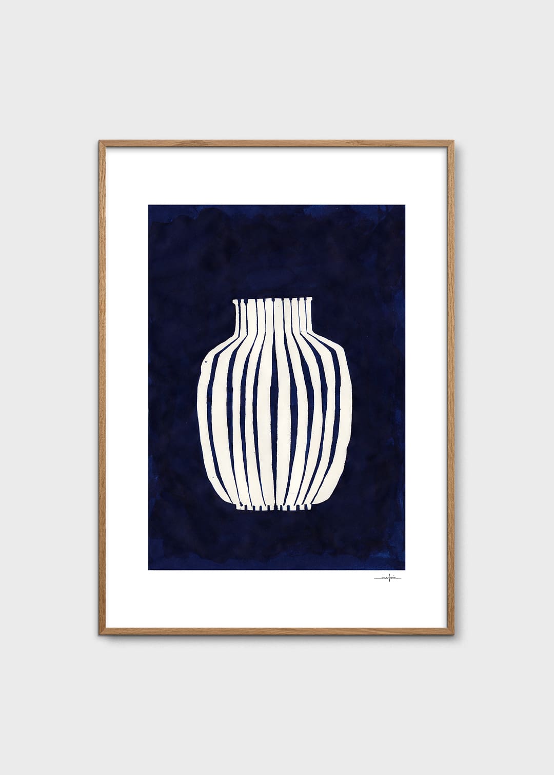 Ana Frois, Blue Vase art print - THE POSTER CLUB