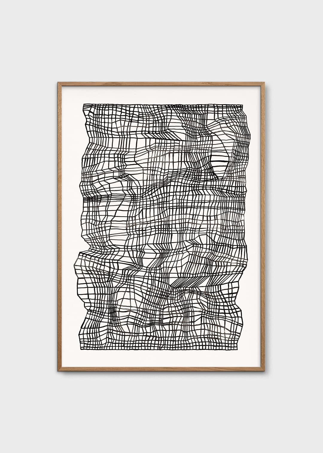 Ana Frois, Timeline Black art print - THE POSTER CLUB