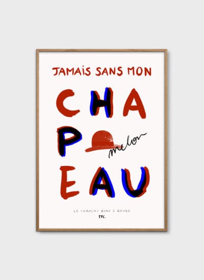 Le Chapeau Rond et Rouge by Another Art Project