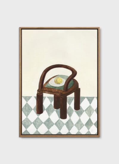 Chair with Fruit by Isabelle Vandeplassche