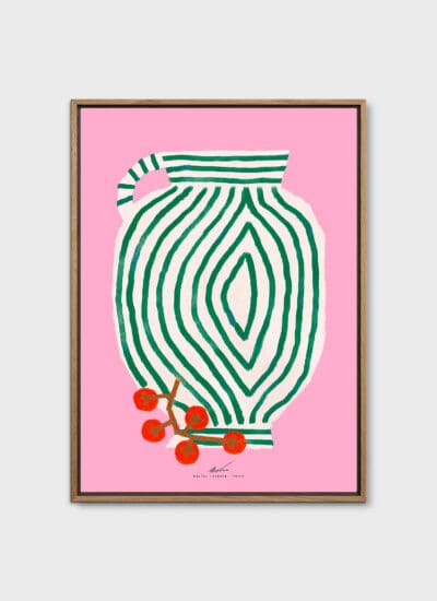 Vase and Currants by Matías Larraín Canvas