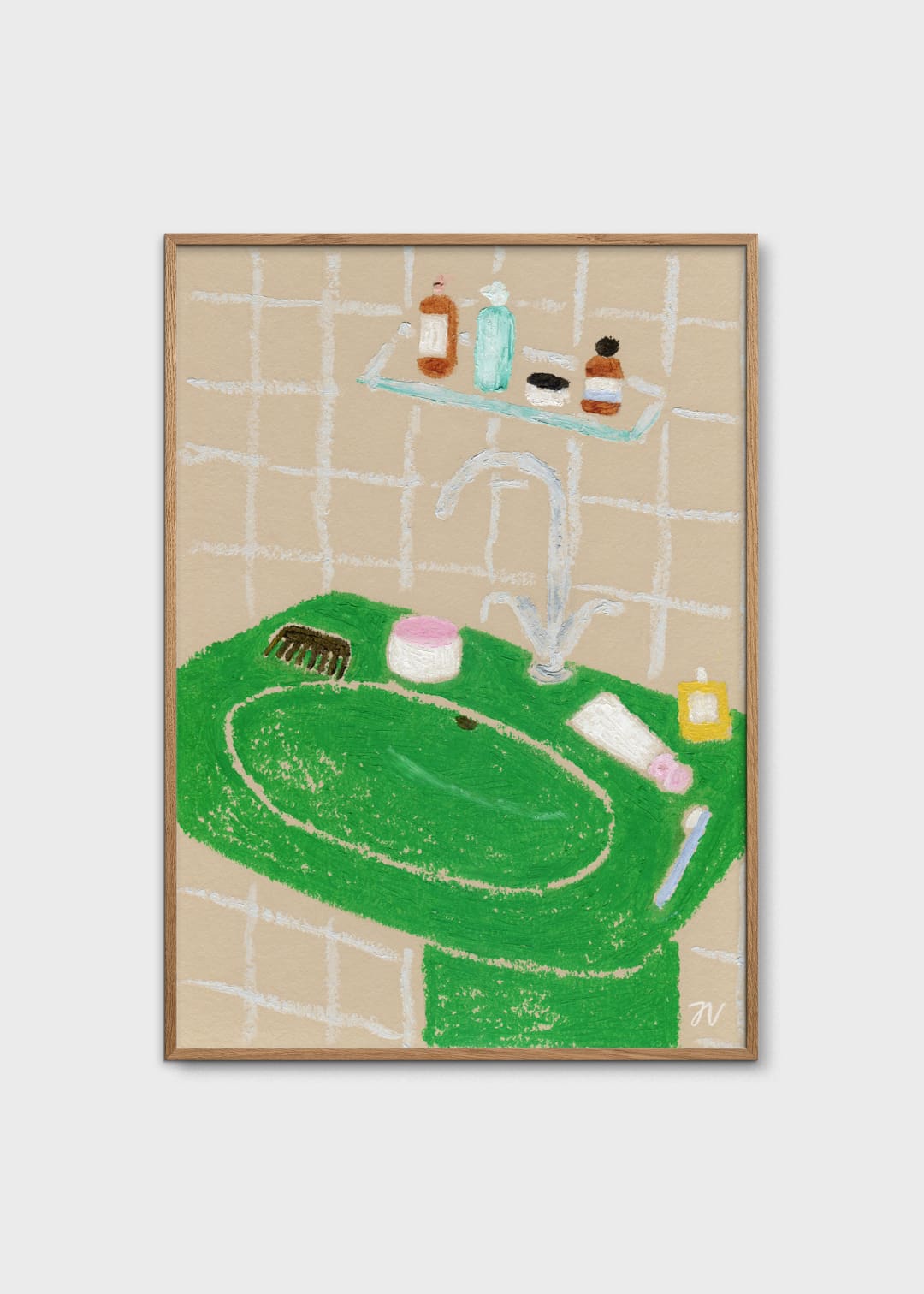 Isabelle Vandeplassche, Bathroom Rituals - The Poster Club