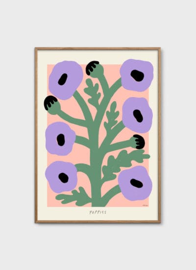 Purple Poppies by Madelen Möllard