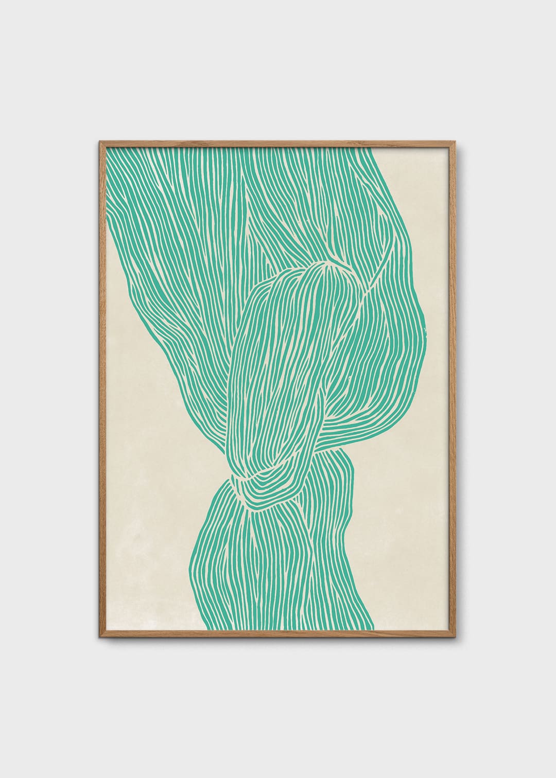 Rebecca Hein, art print The Line - Green - The Poster Club Rebecca Hein, art print The Line - Green - The Poster Club