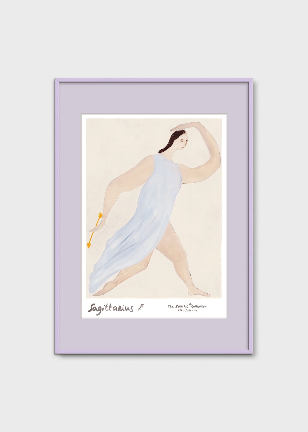 ポスタークラブxSOFIA LIND | 水瓶座 poster club THE POSTER CLUB x SOFIA LIND | Aquarius 水瓶座 | A5 アートポスター