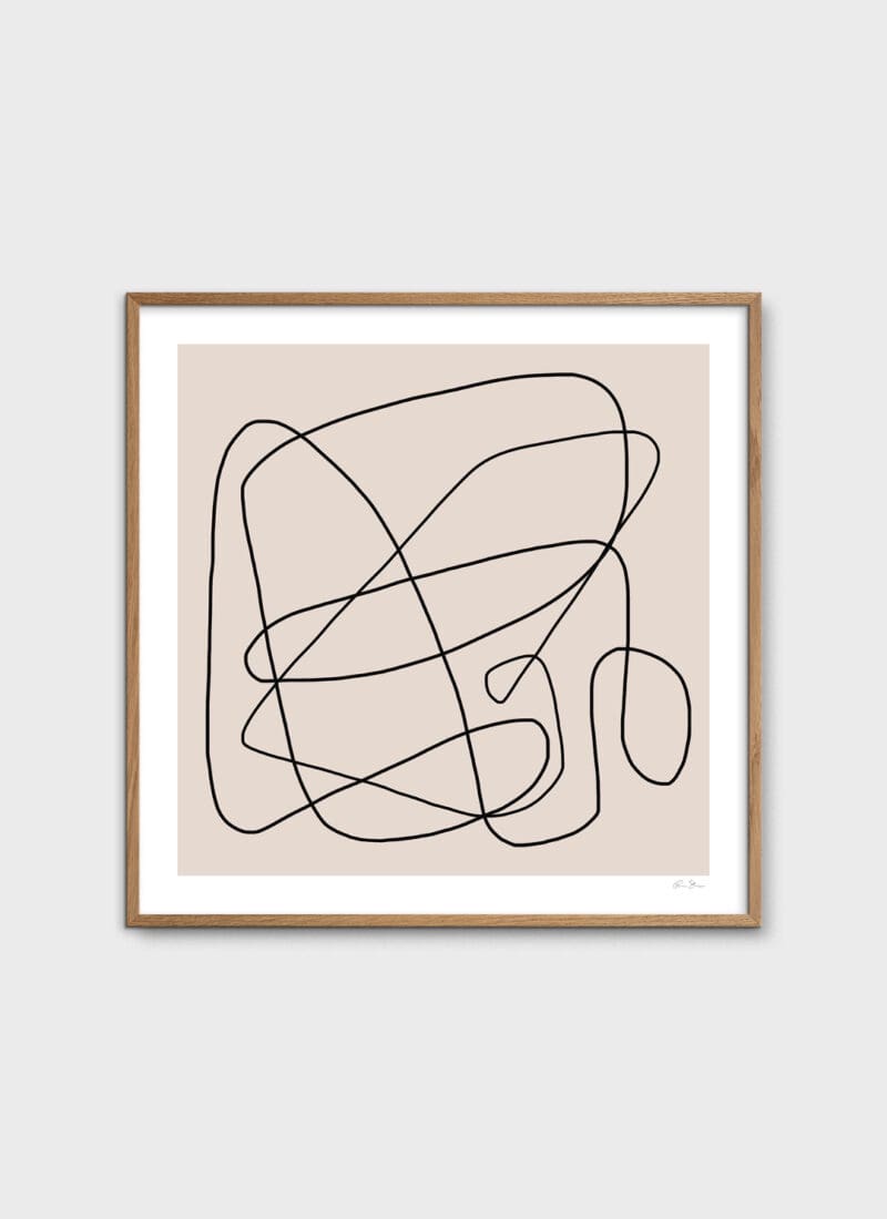 RUBIN studio, 'Abstract Lines 01' - THE POSTER CLUB