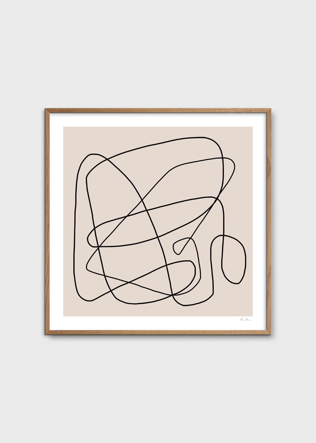 RUBIN studio, 'Abstract Lines 01' - THE POSTER CLUB